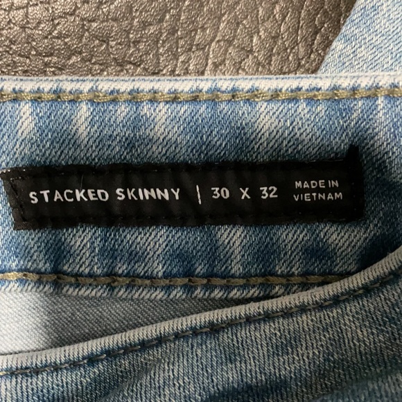 Men’s Pacsun Stacked Skinny Jeans size 30x32 Active Stretch - Picture 4 of 4